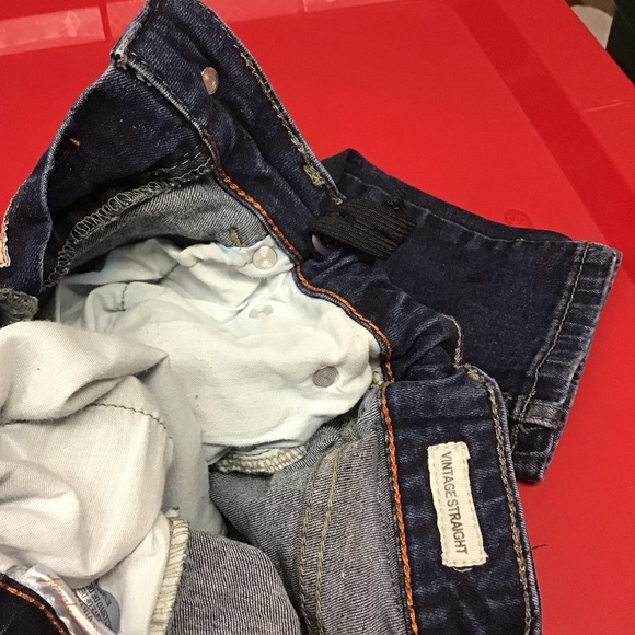 WEATHERPROOF boy’s vintage straight jeans. Sz 8. Blue - Picture 3 of 10